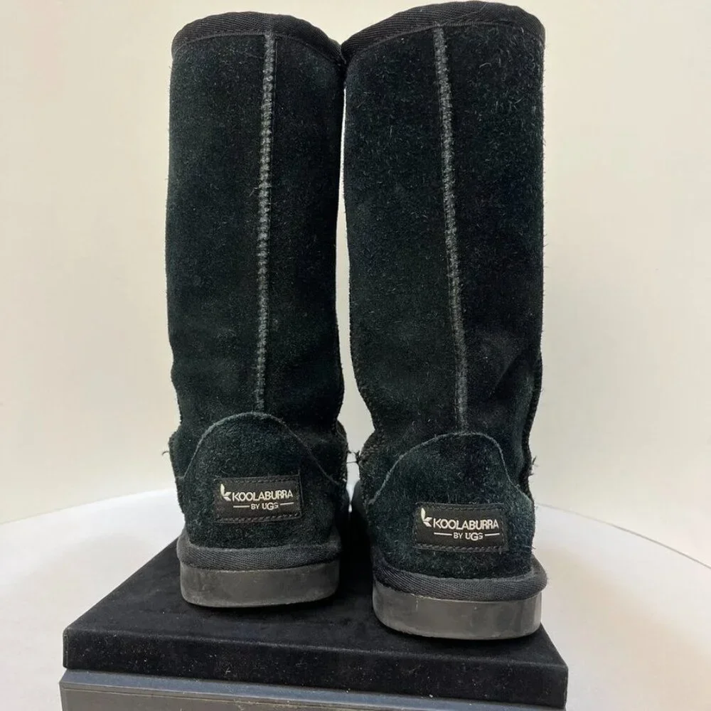 Koolaburra by UGG Suede Mid-Calf Boots Black Size 2